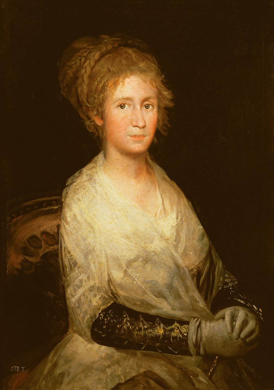 Retrato que se cree es de Josefa Bayeu (d.1812) esposa de Goya, c.1798 de Francisco de Goya