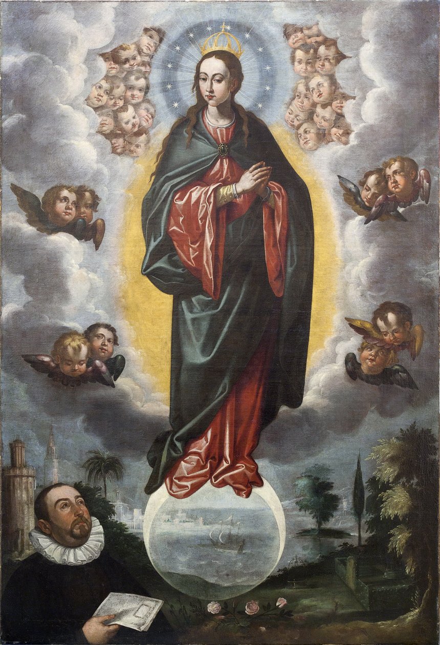 Inmaculada con Miguel del Cid de Francisco Pacheco