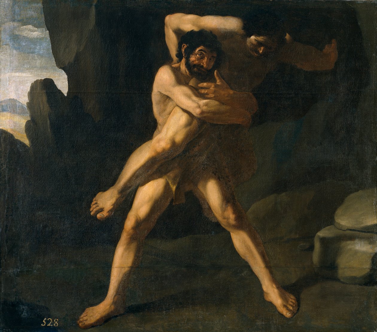 Hércules luchando con Anteo de Francisco de Zurbaran