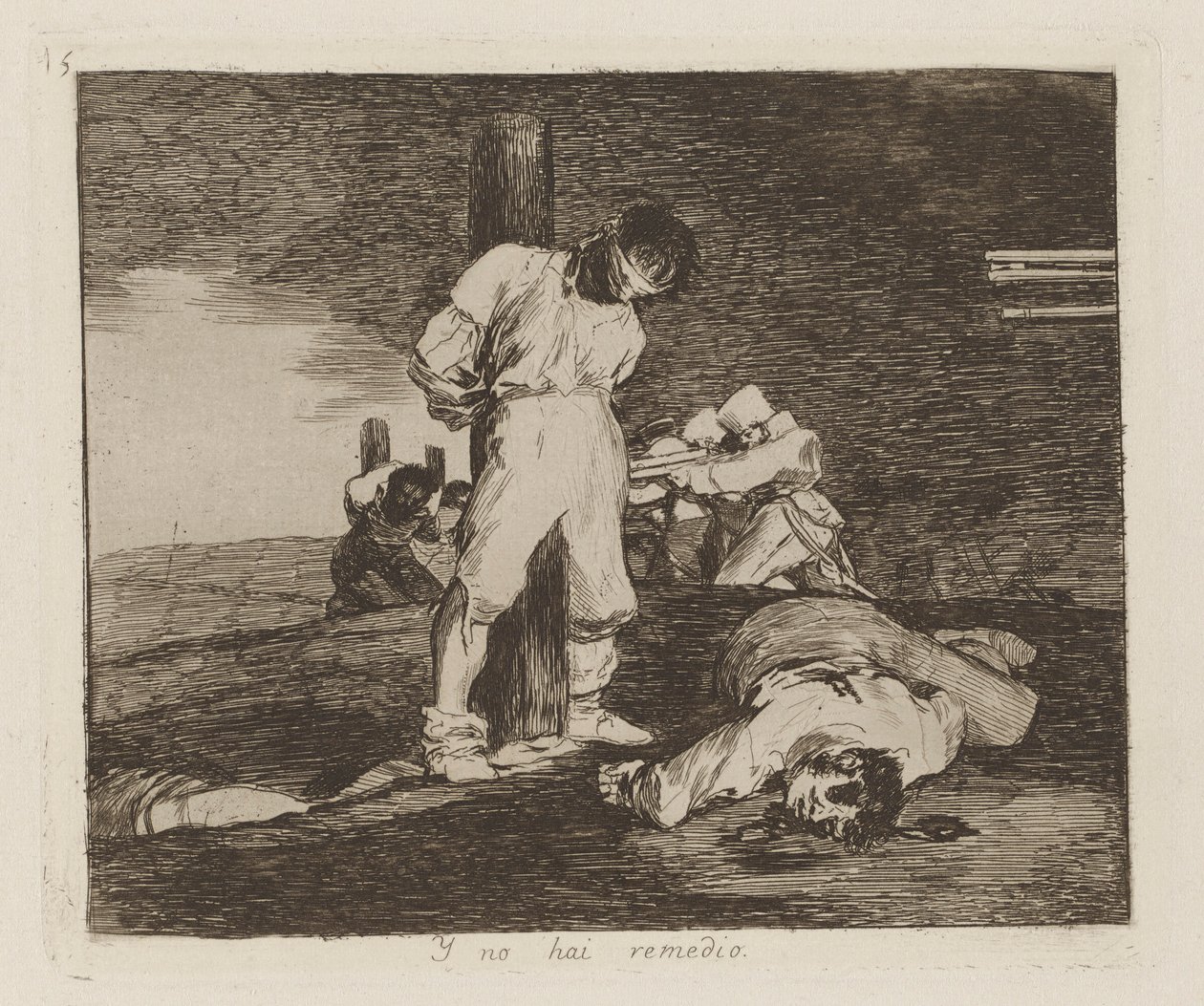 Y no hai remedio (Y ahí de Francisco de Goya