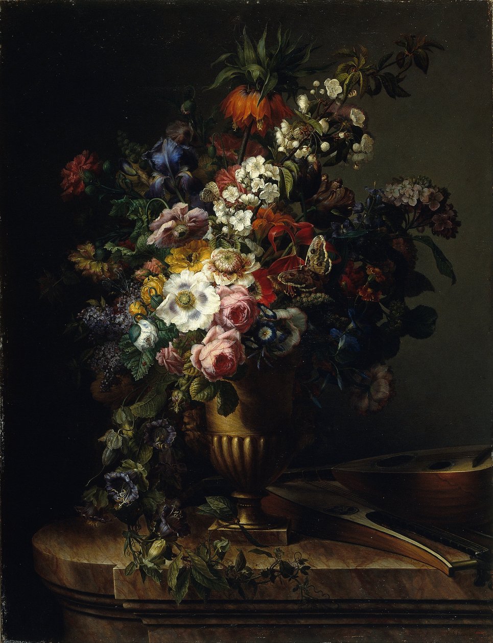 Jarrón con flores de Francisco Lacoma y Fontanet
