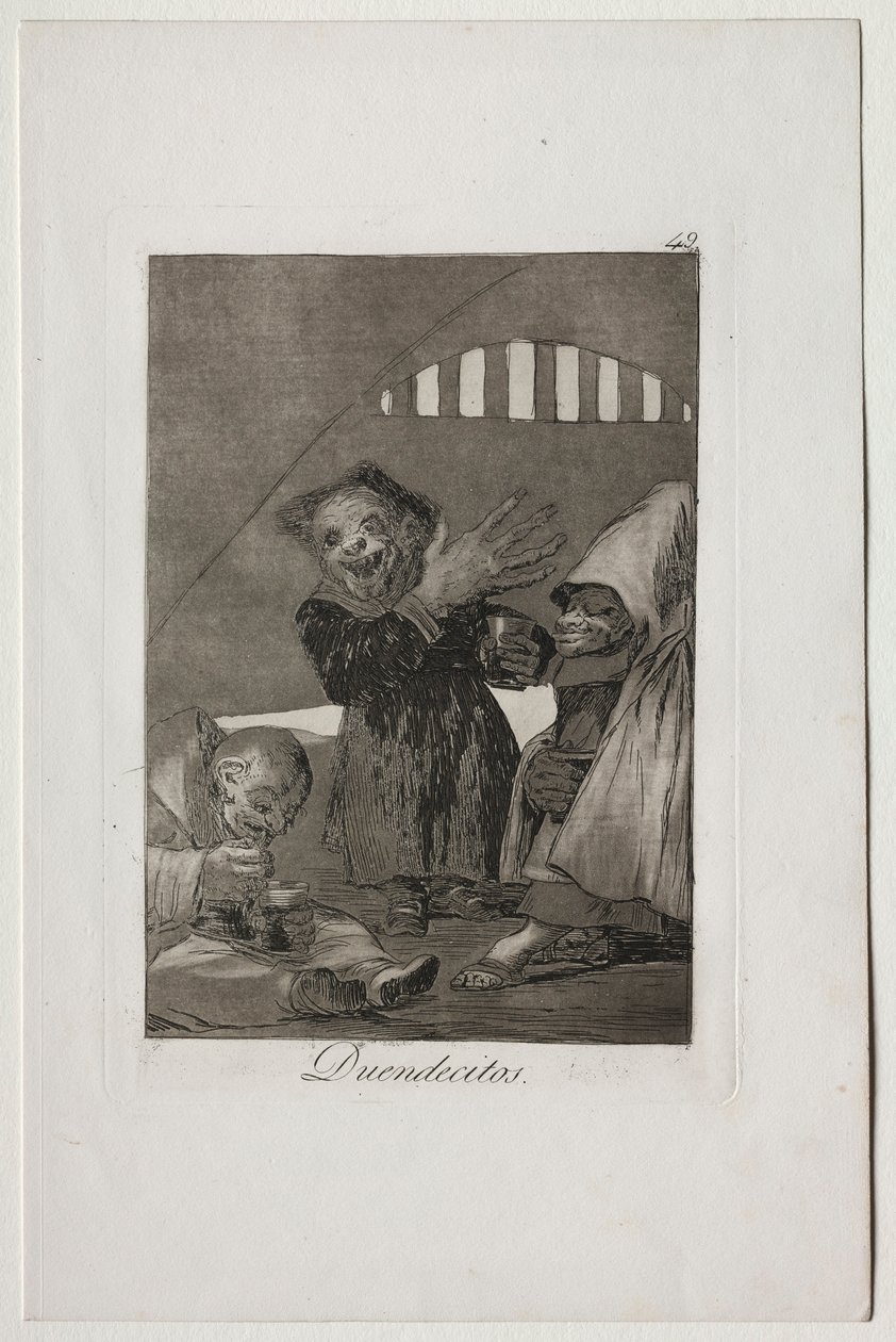 Caprichos: Duendes de Francisco de Goya