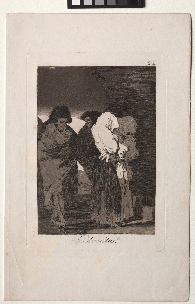 Caprichos: ¡Pobres Niñas! de Francisco de Goya