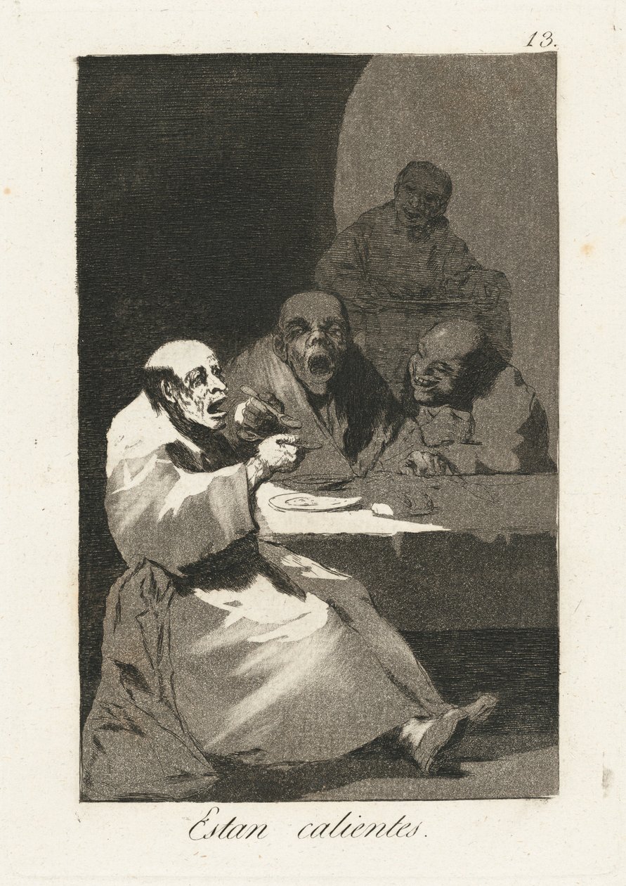 Están Calientes de Francisco de Goya