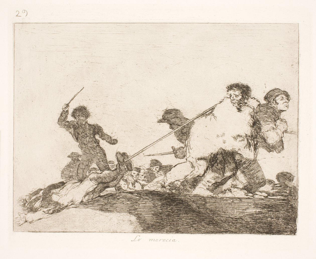 Él lo merecía (29) de Francisco de Goya