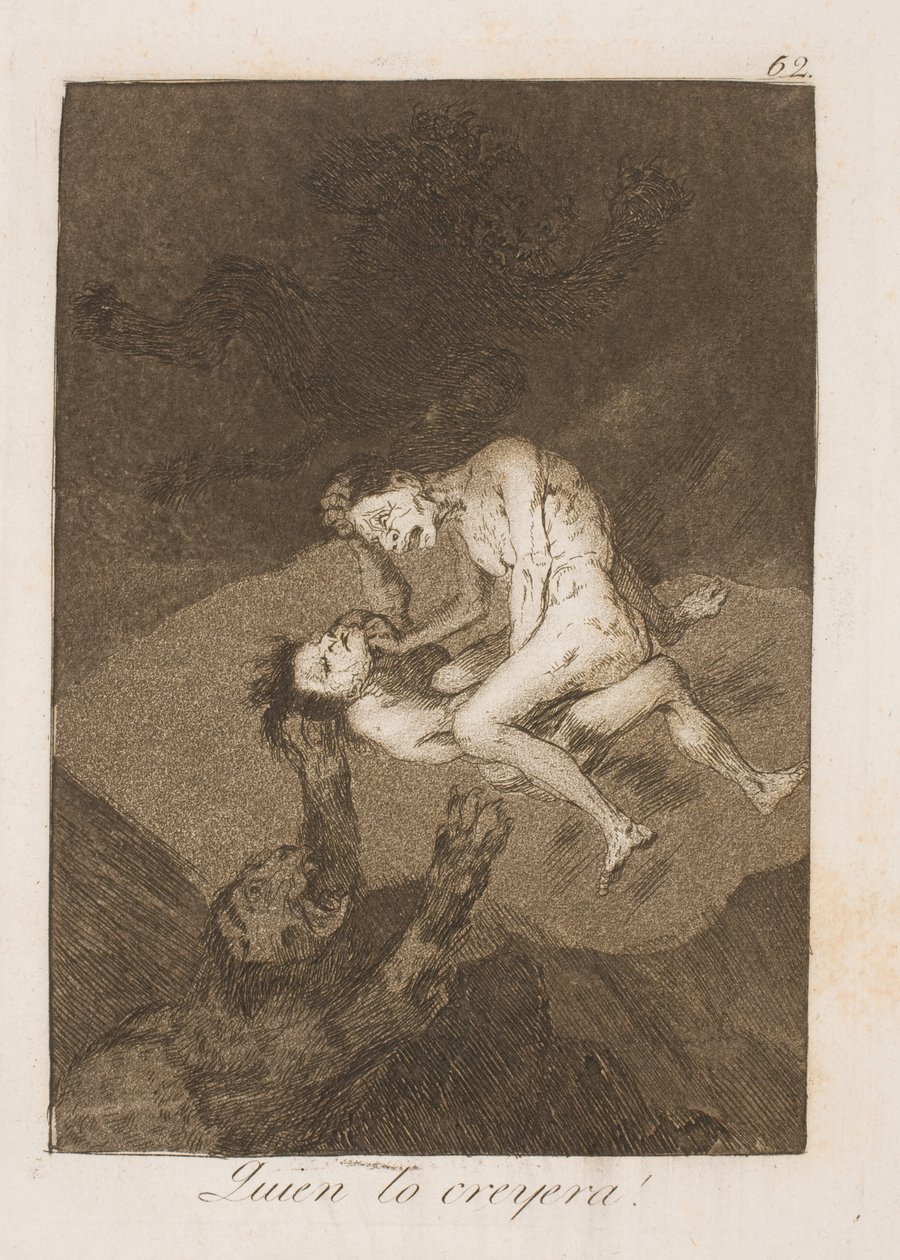 ¡Quién lo hubiera creído! de Francisco de Goya