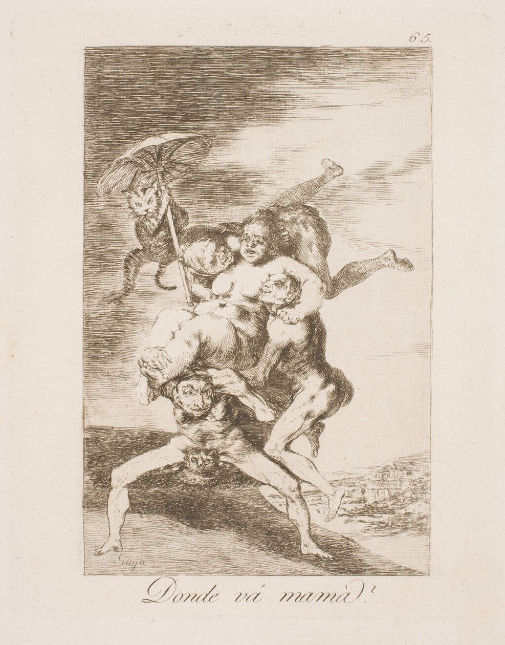 ¿A dónde va mamá? de Francisco de Goya