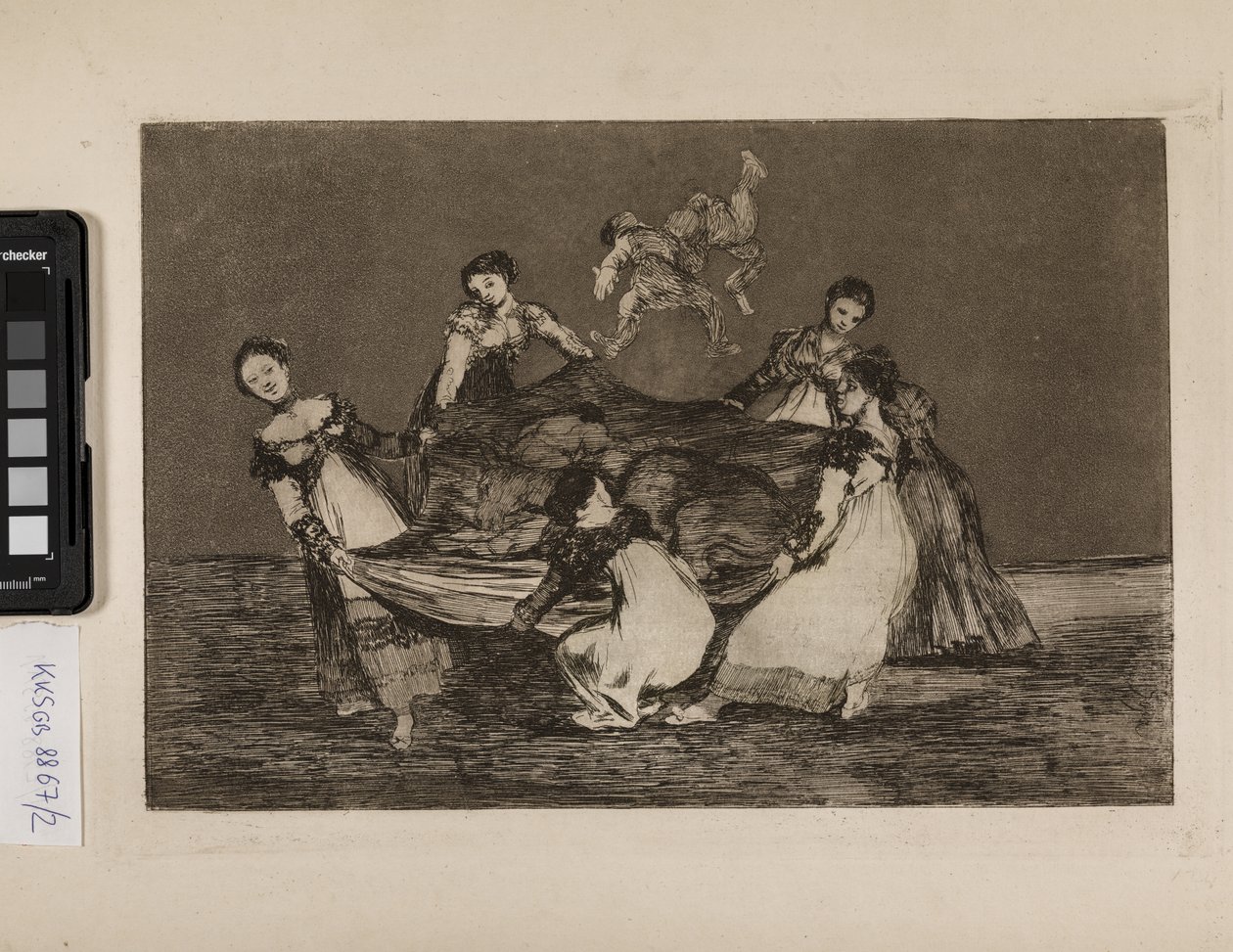 Locura femenina (Más pesada que un asno) de Francisco de Goya