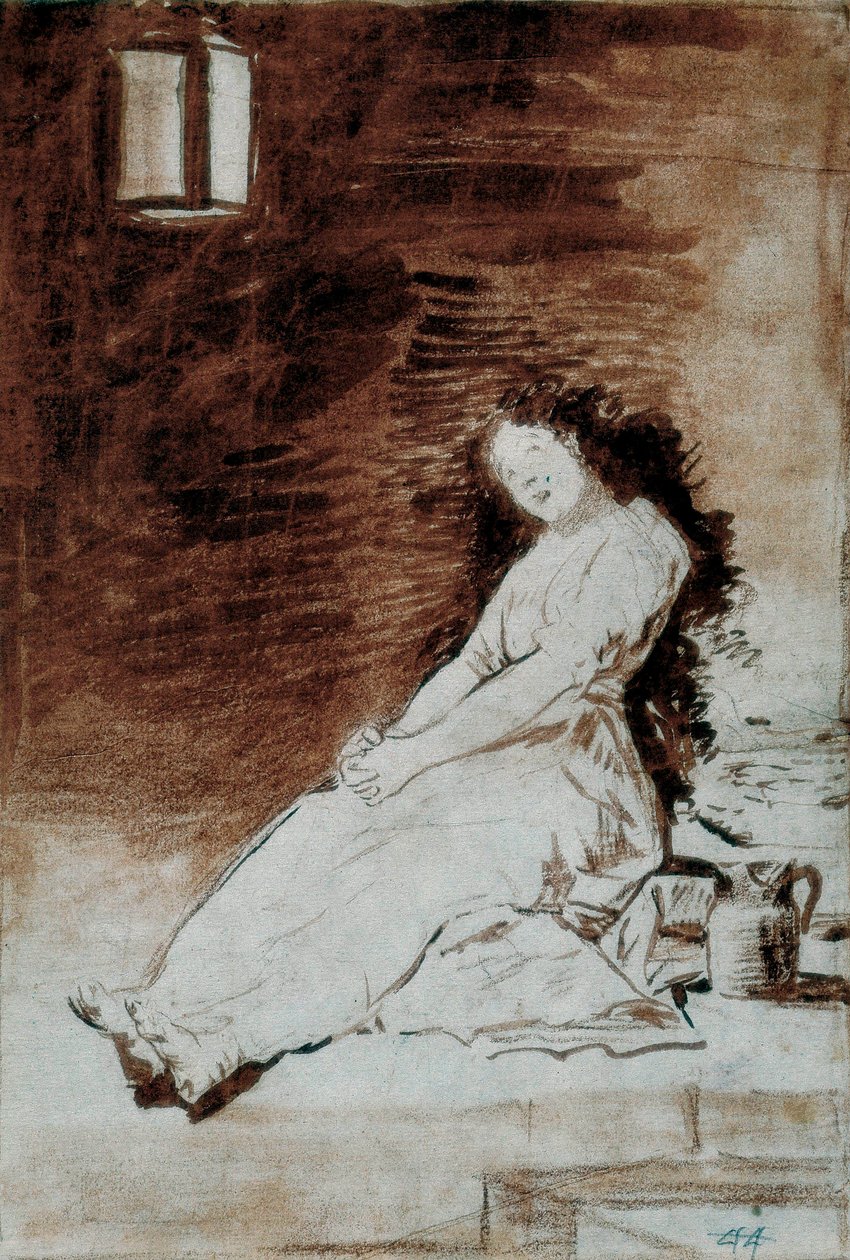 Los Caprichos: "Porque era susceptible" de Francisco de Goya