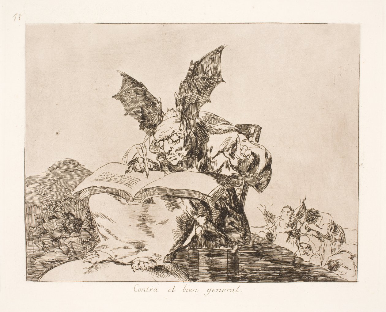 Por el bien común (71) de Francisco de Goya