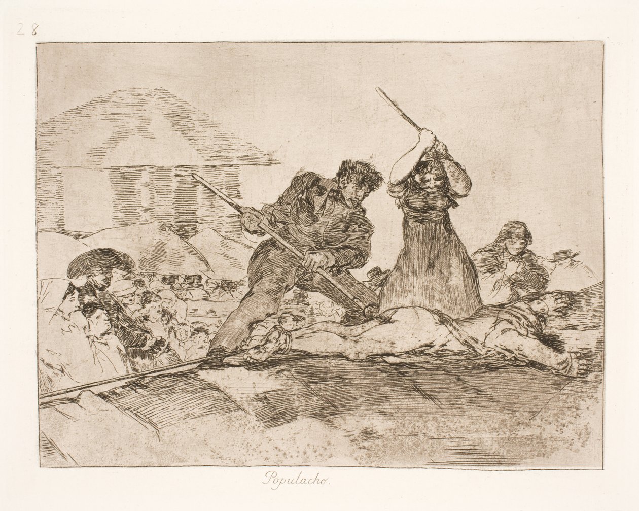 Multitud (28) de Francisco de Goya