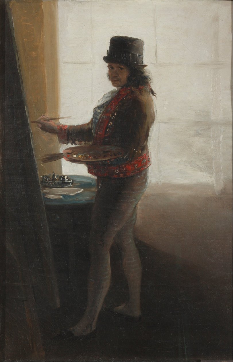 Autorretrato en el estudio de Francisco de Goya