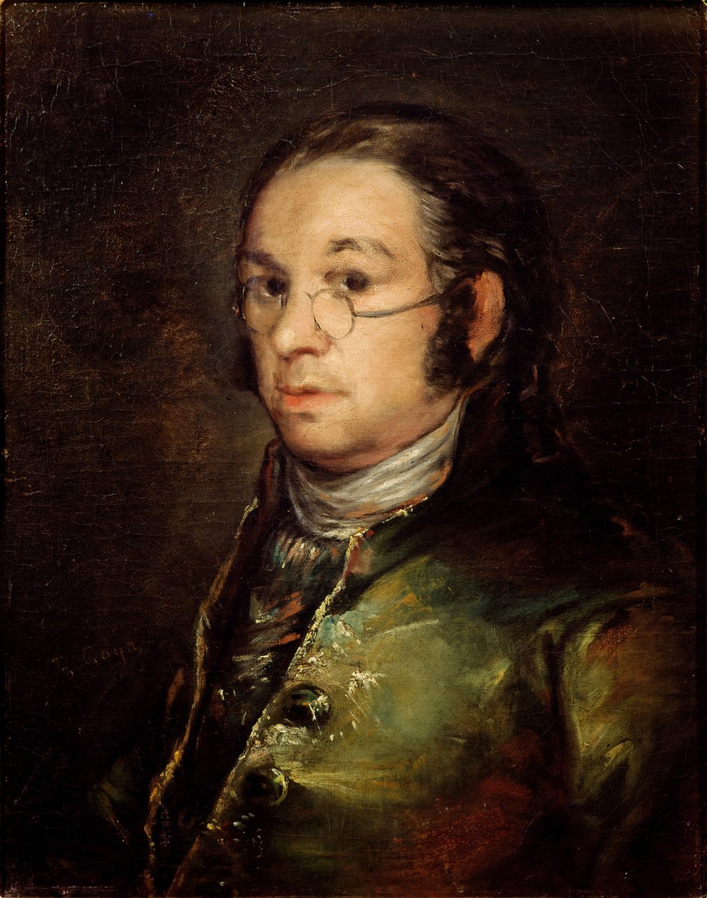 Autorretrato con gafas de Francisco de Goya