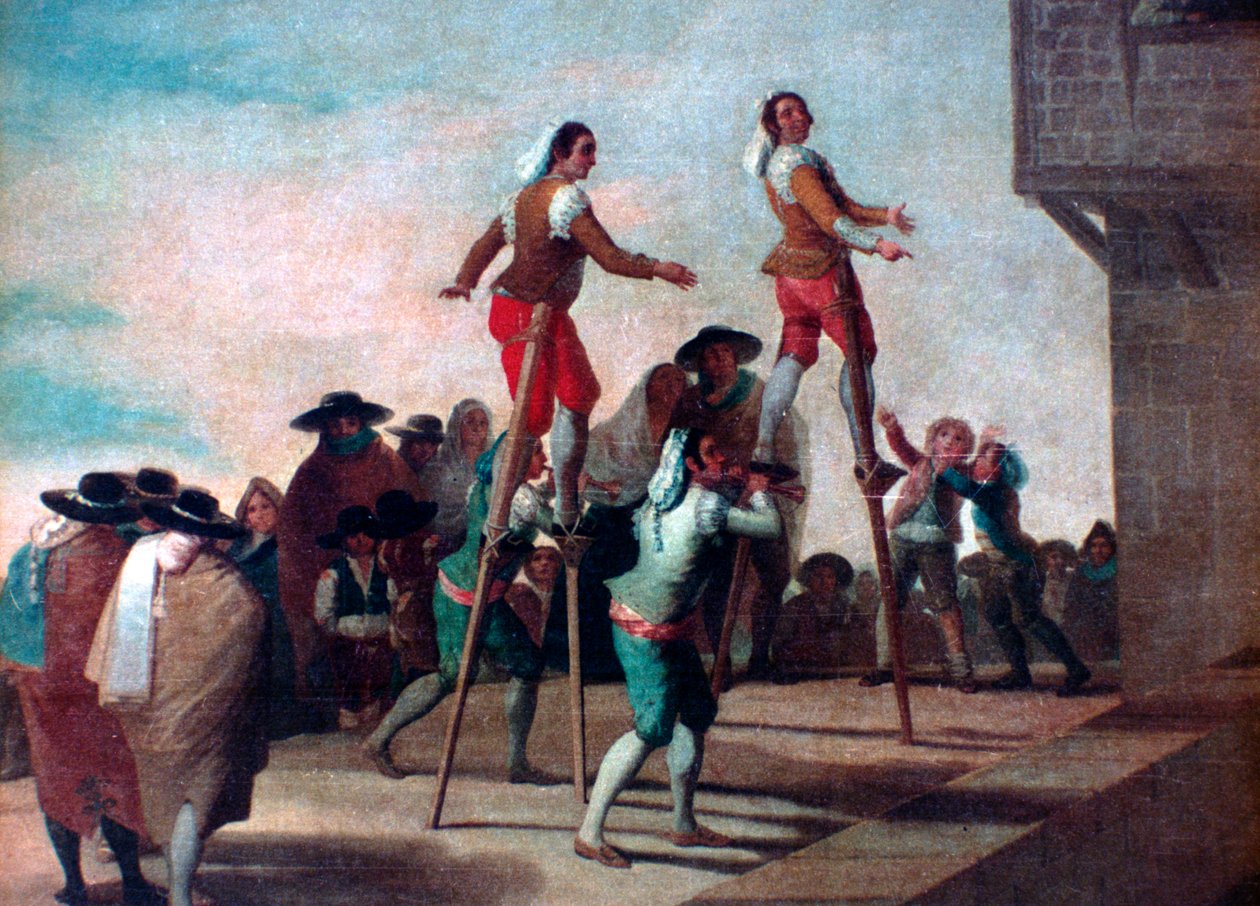 Los zancos de Francisco de Goya