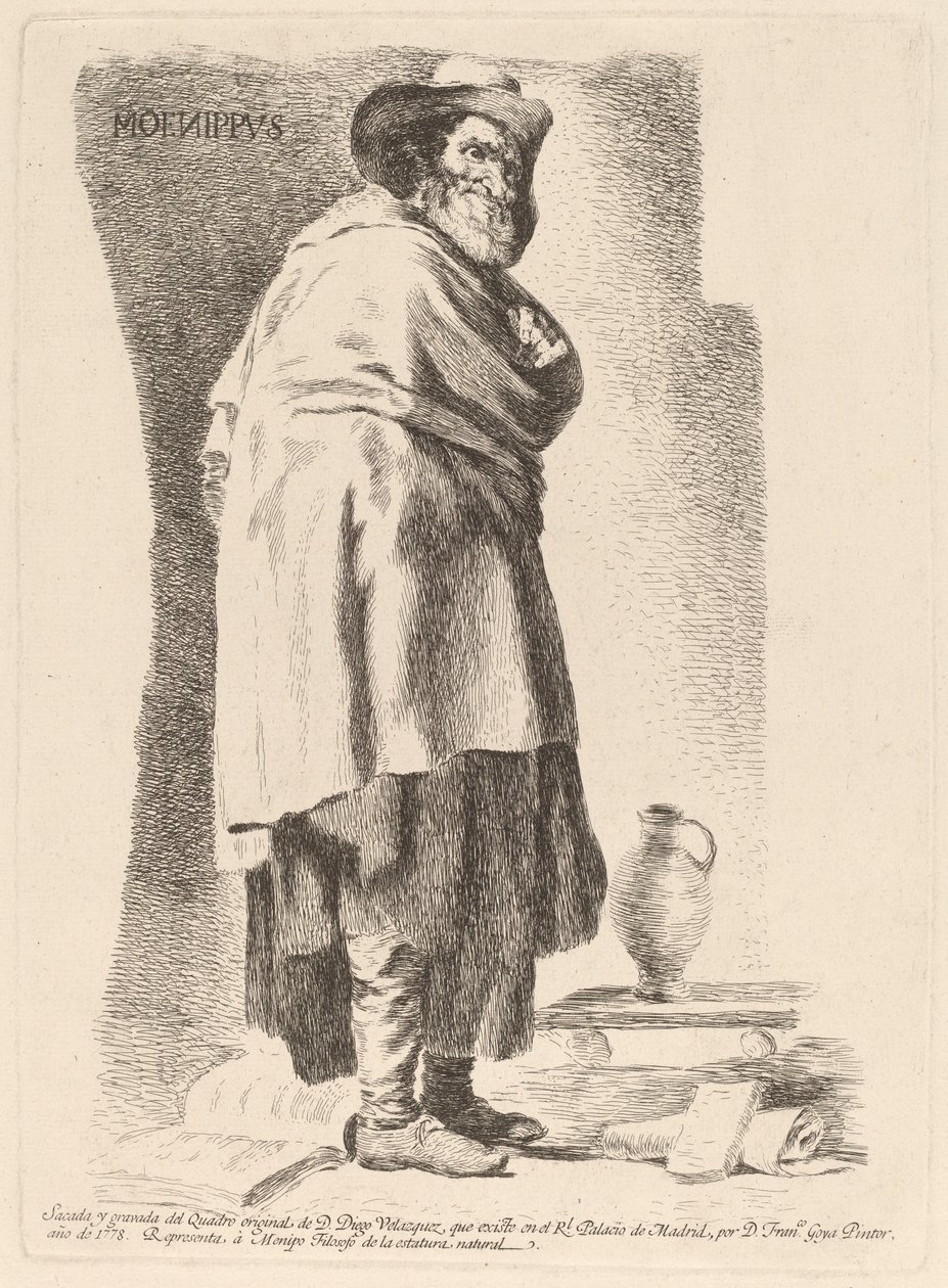 Moenippus de Francisco de Goya after Diego Velázquez