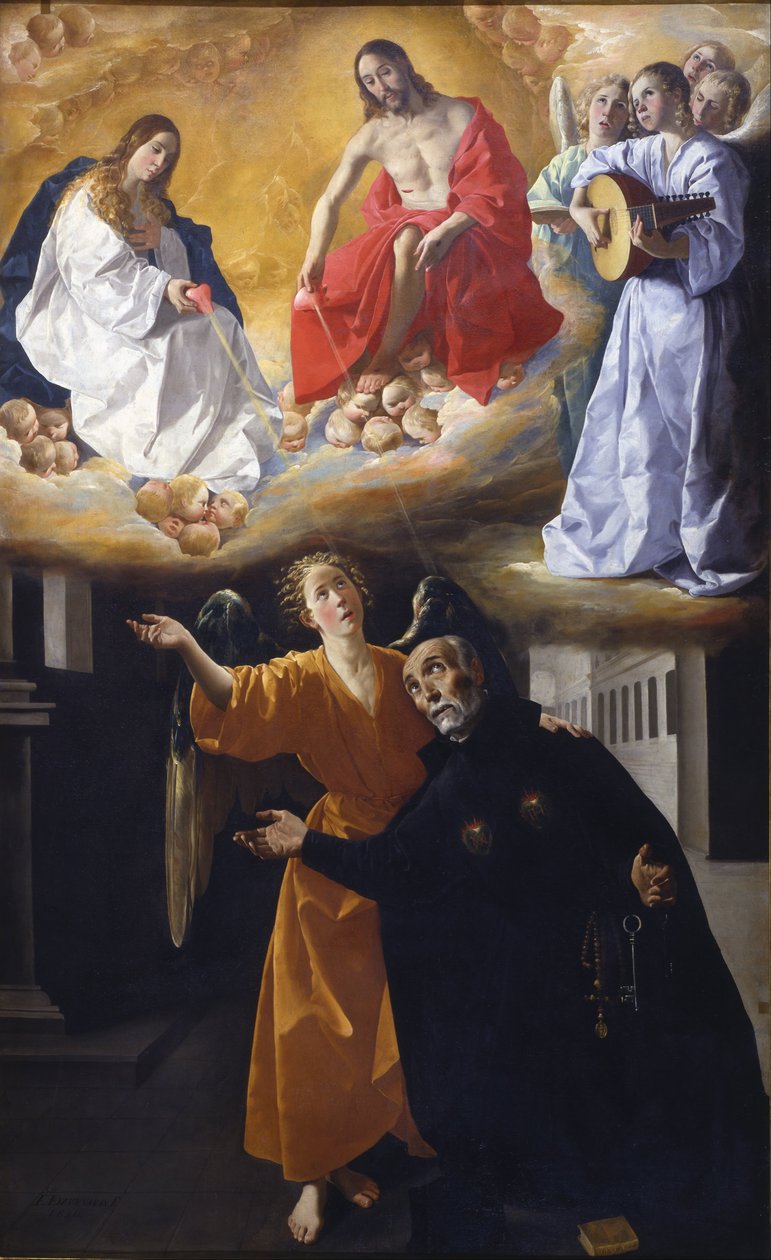 Visión del Beato Alonso Rodríguez de Francisco de Zurbaran