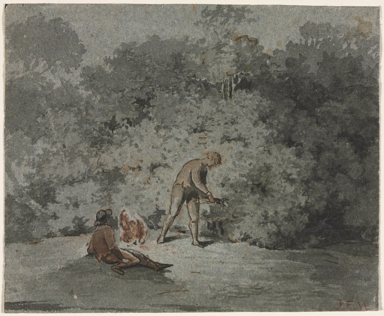 Recolector de Ramas, tercer cuarto del siglo XVII de Francisque Millet