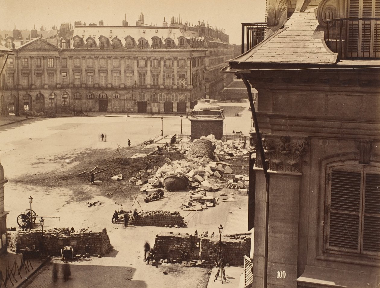 Columna Vendôme, 1871 de Franck
