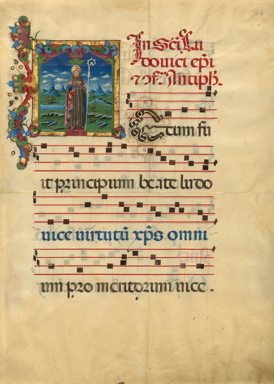 Inicial T: San Luis de Toulouse de Franco dei Russi