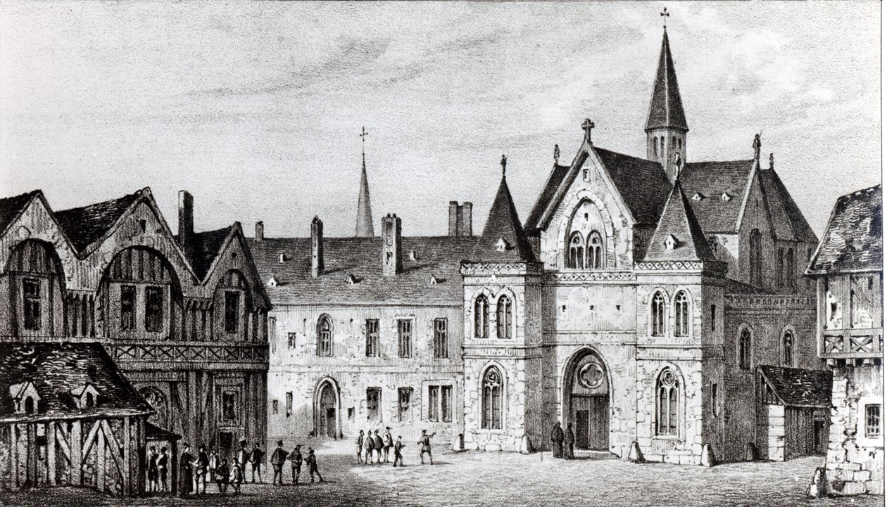 La Sorbona en 1550 de Francois Alexandre Pernot