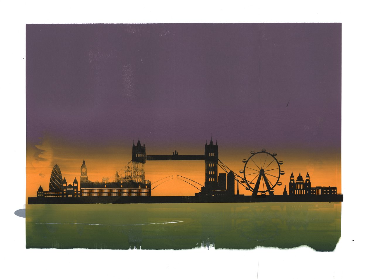 Atardecer en Londres de Francois Domain