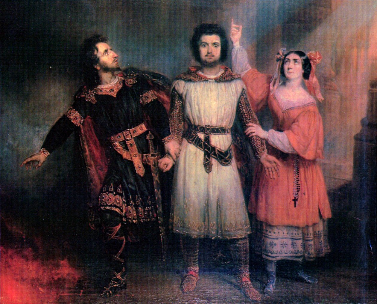 Trío acto 5 Robert le Diable de Meyerbeer de Francois Gabriel Guillaume Lepaulle