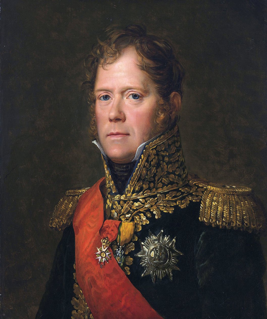 Mariscal Michel Ney, duque de Elchingen, príncipe de la Moskova de Baron François Pascal Simon Gérard