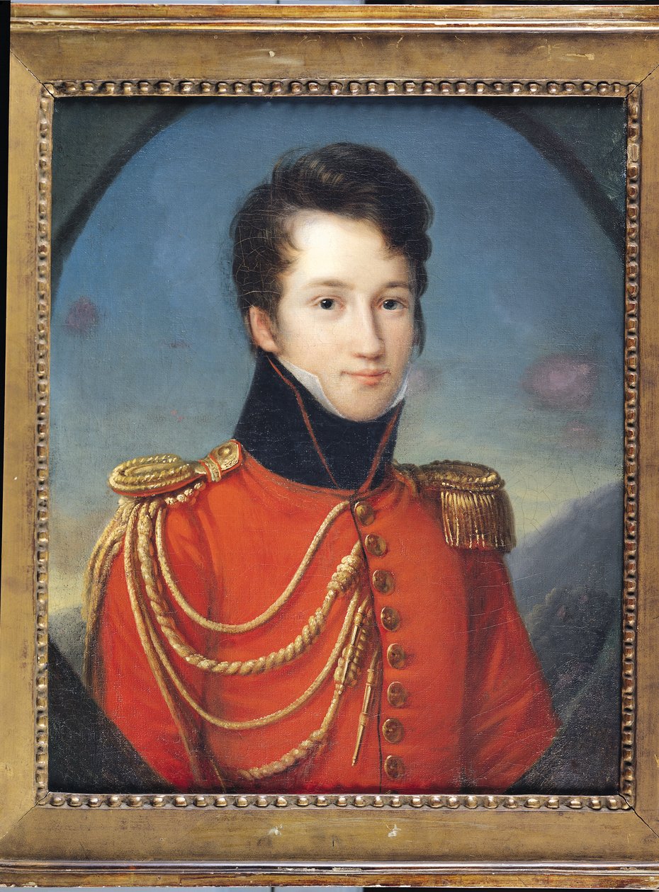Retrato de Alfred de Vigny (1797-1863) de Francois Josephe Kinson