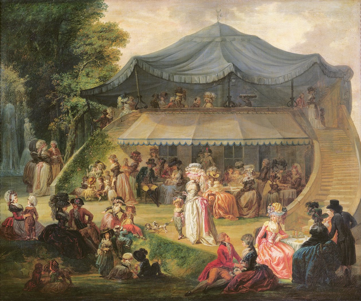 Fiesta en el Coliseo cerca de Lille, c.1791 de Francois Louis Joseph Watteau