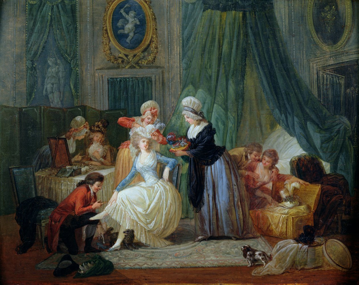 El tocador de Francois Louis Joseph Watteau