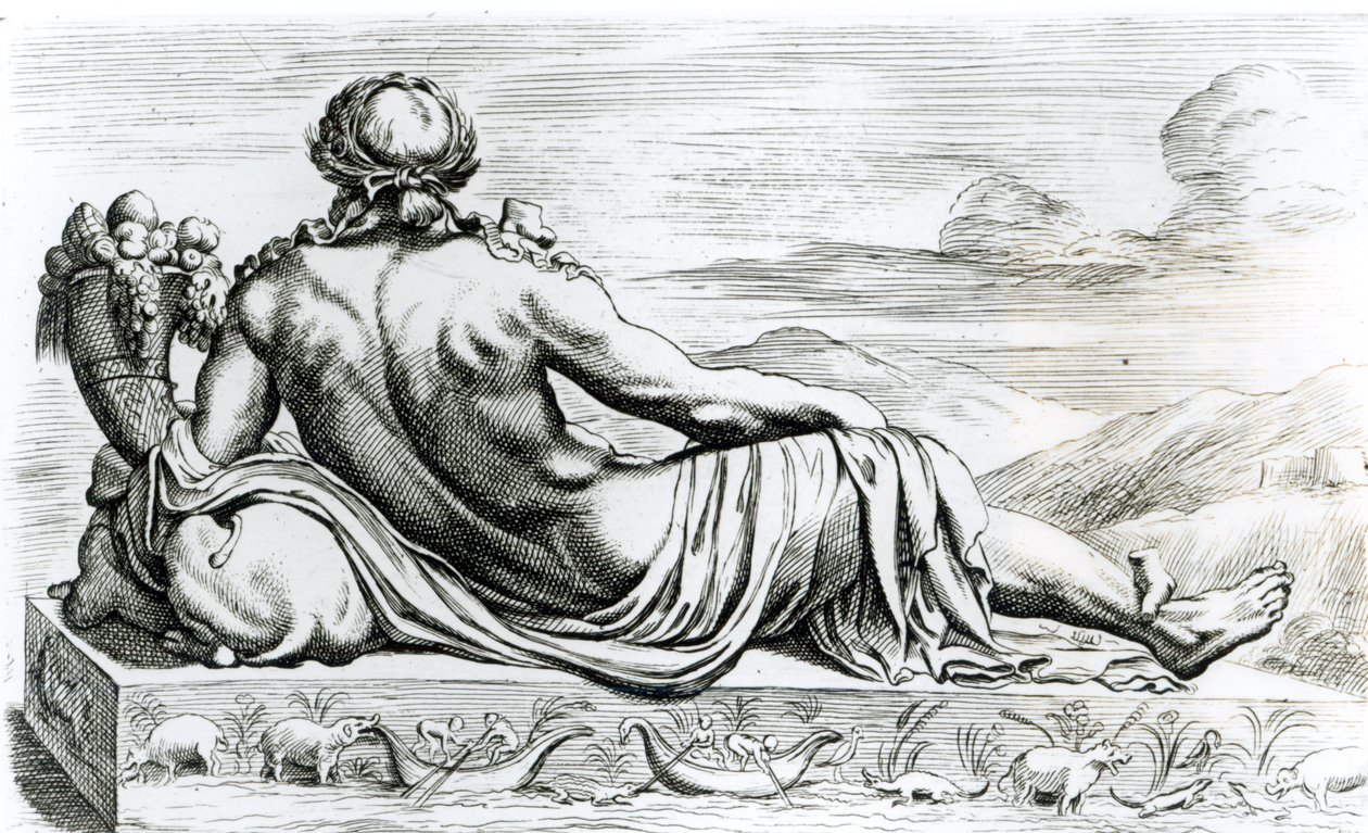 Río Nilo, c.1653 de Francois Perrier