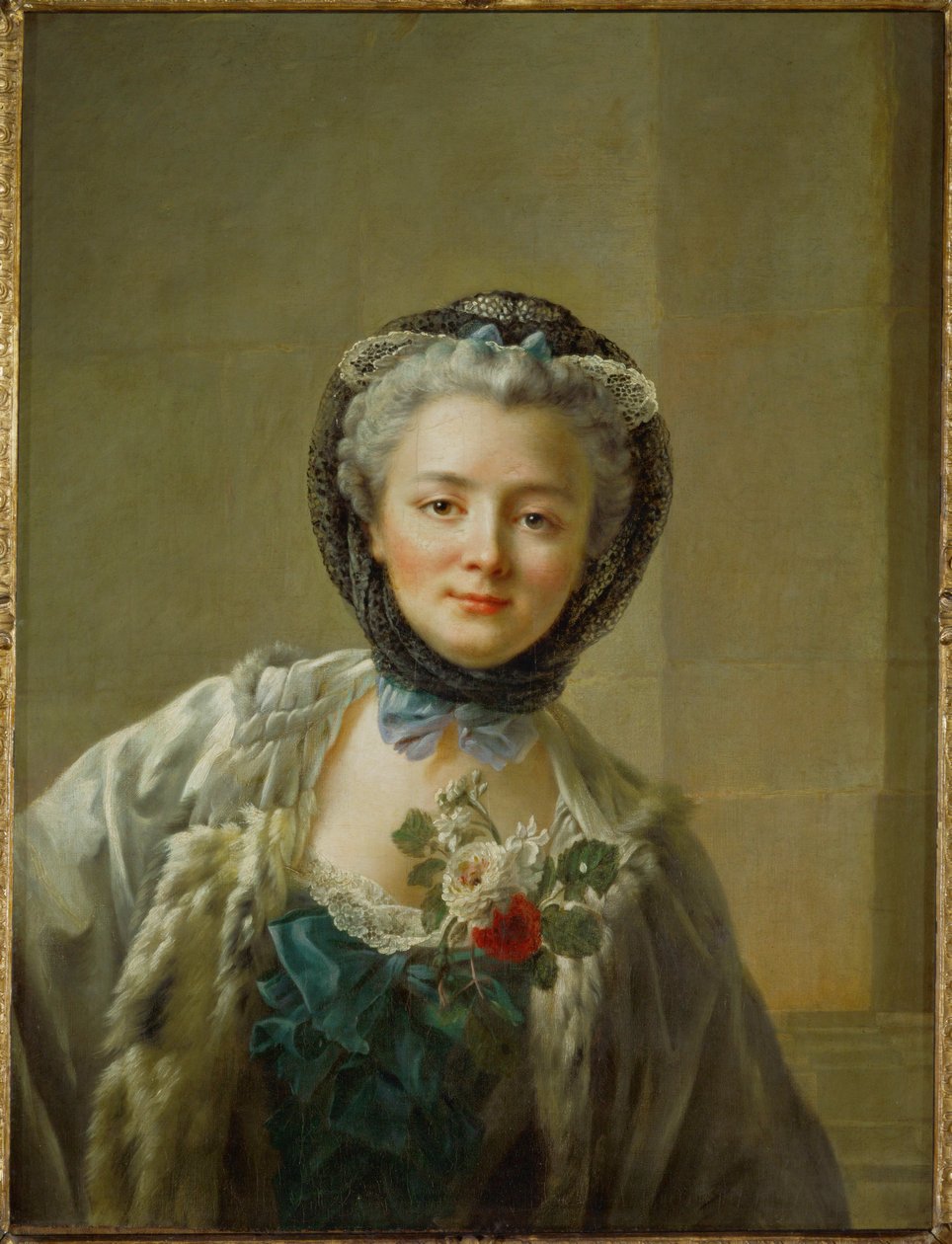 Sra. Drouais, de soltera Anne-Francoise Dore de Francois Hubert Drouais