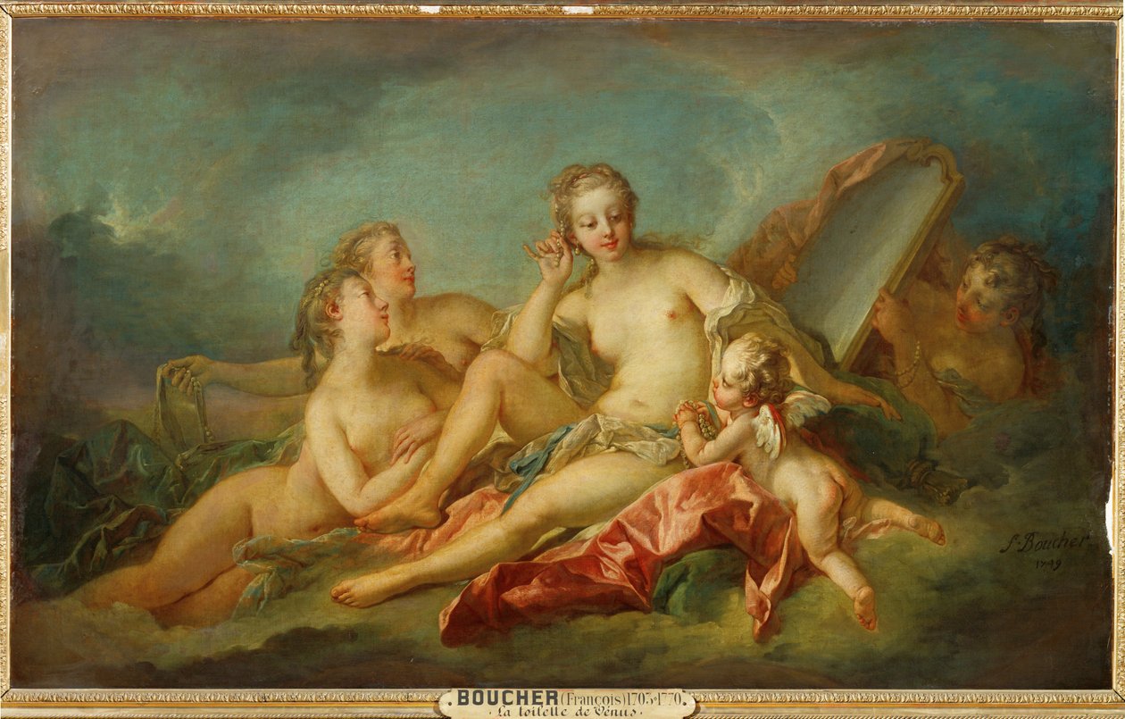 El retrete de Venus ... de François Boucher