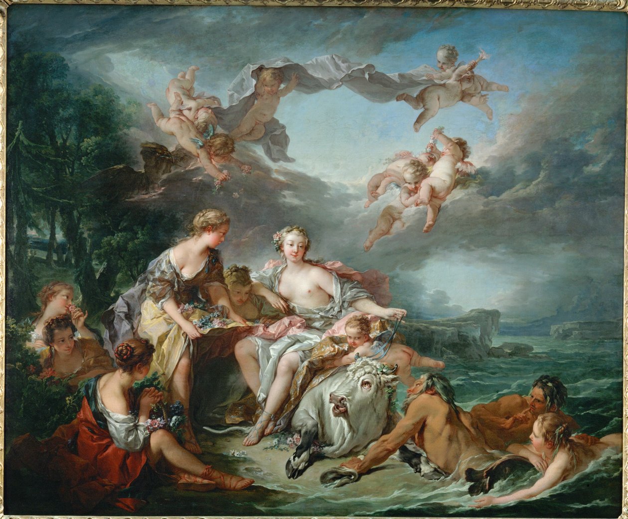 La violación de Europa ... de François Boucher