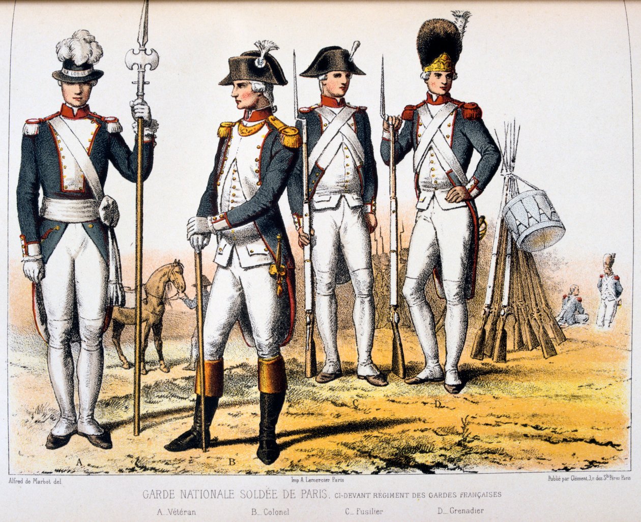 Garde Nationale Soldée de París de Francois Cudet