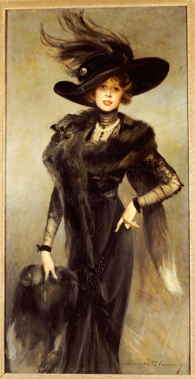 Belleza a la moda de Francois Flameng