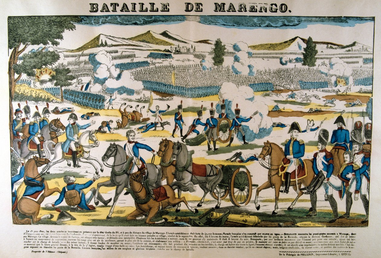 Batalla de Marengo, 13 de junio de 1800 de Francois Georgin