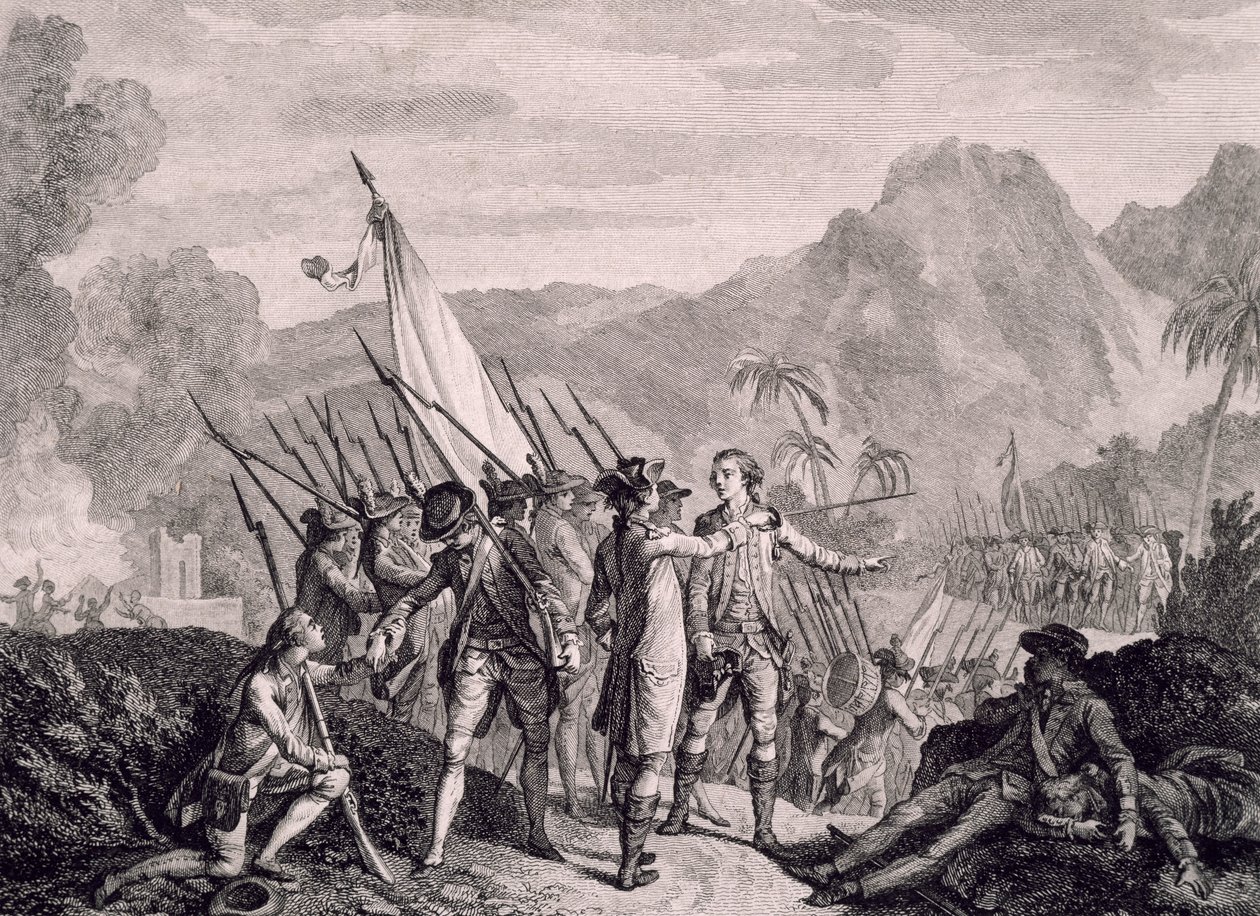 Captura francesa de Tobago de Francois Godefroy