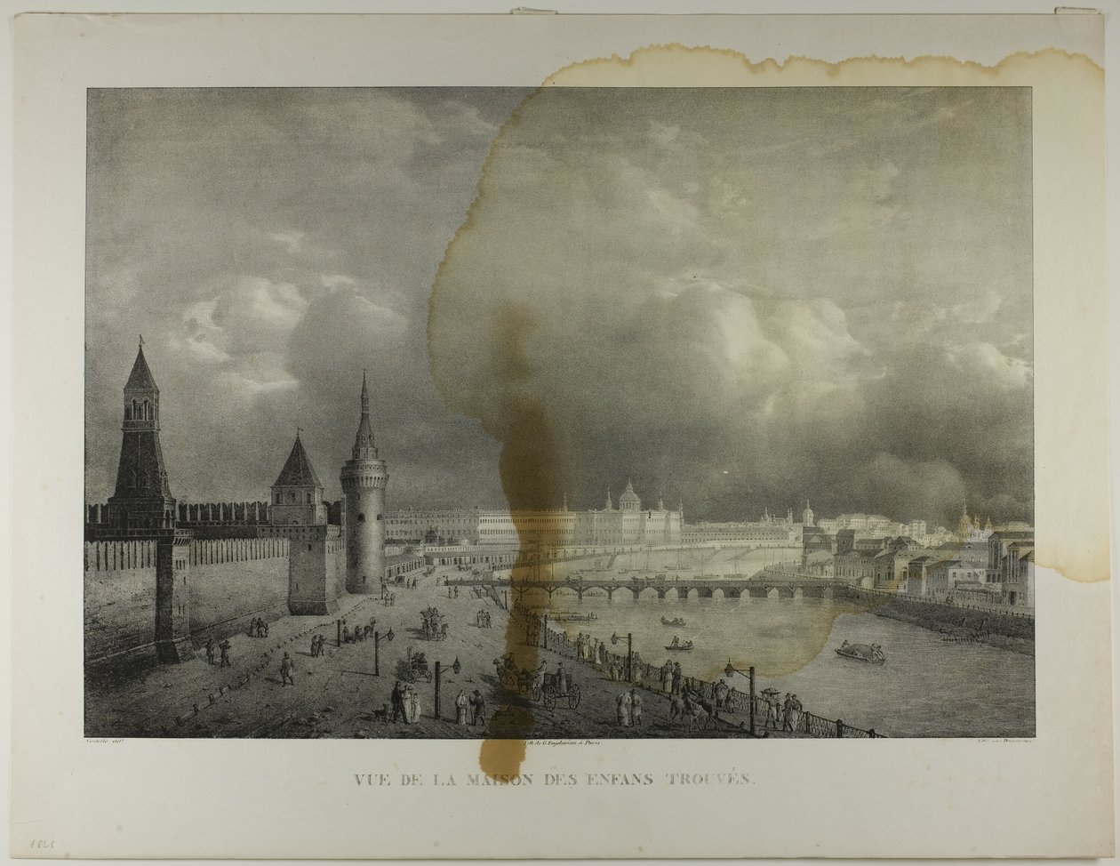 Vista desde la Casa de los Niños Expósitos de Francois Joseph Dupressoir