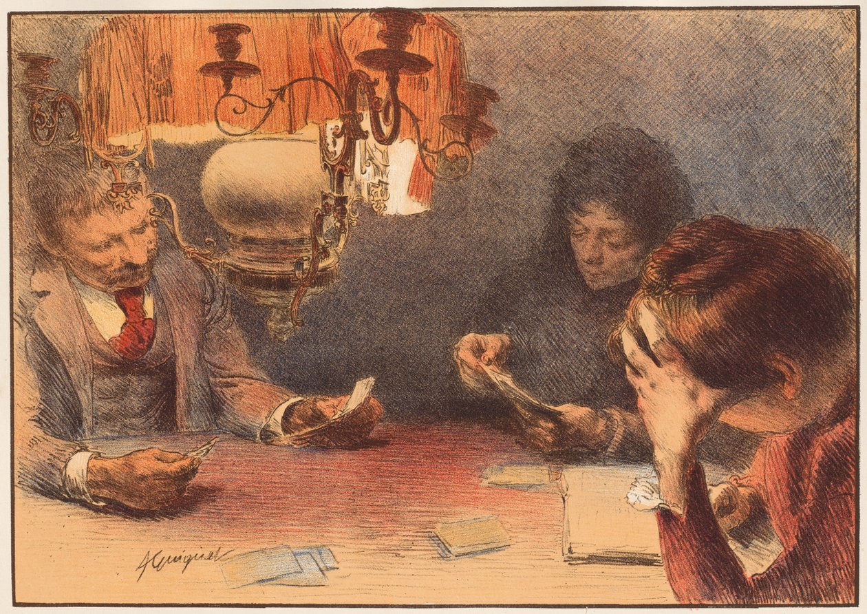La lámpara, 1899 de Francois Joseph Guiguet