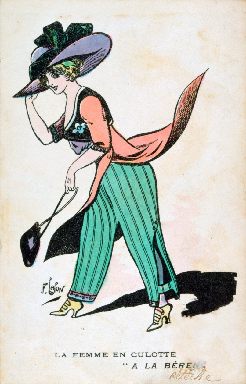 La mujer en pantalones, siglo XX de Francois Lafon