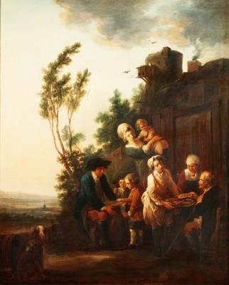 El buhonero de Francois Louis Joseph Watteau