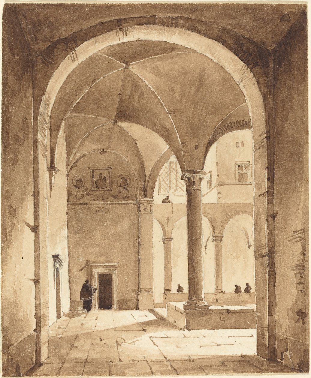 Un claustro de Francois Marius Granet