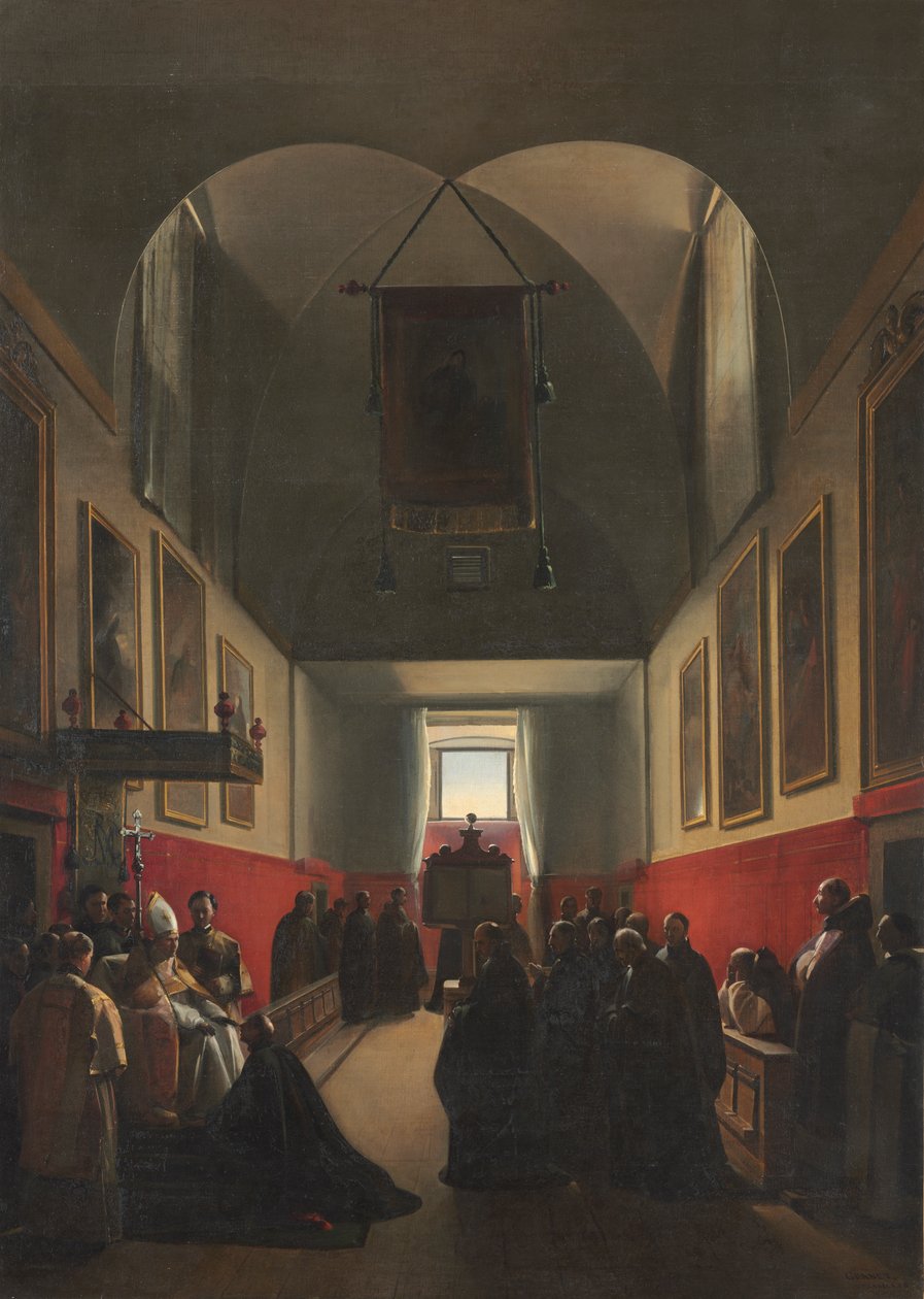 Homage to a Bishop de Francois Marius Granet