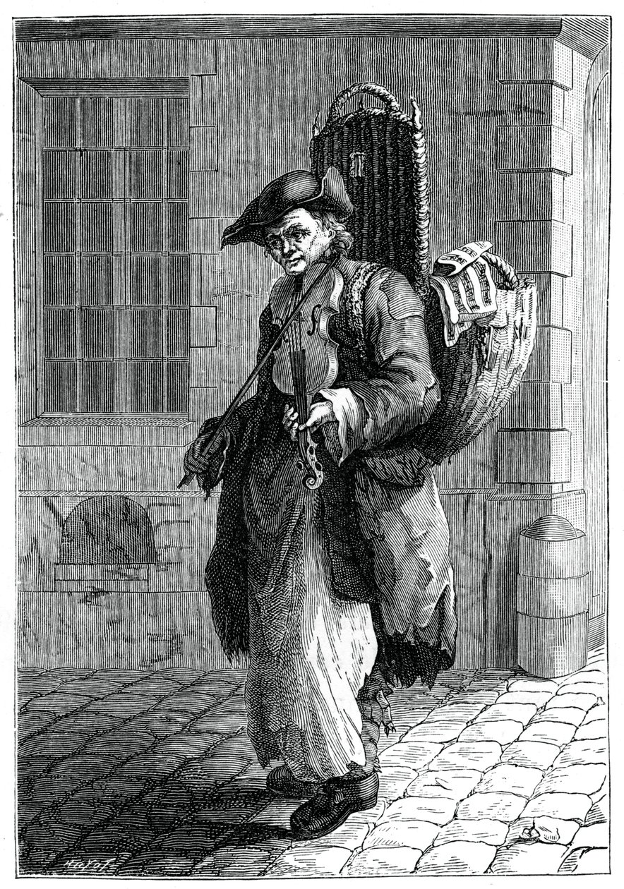 Músico viajero de Francois Robert Ingouf