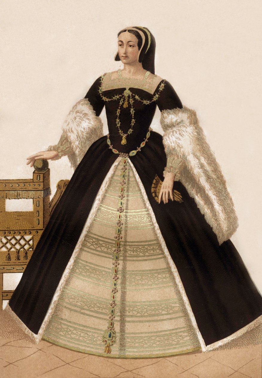 Claude de France (grabado) de Francois Roger de Gaignieres