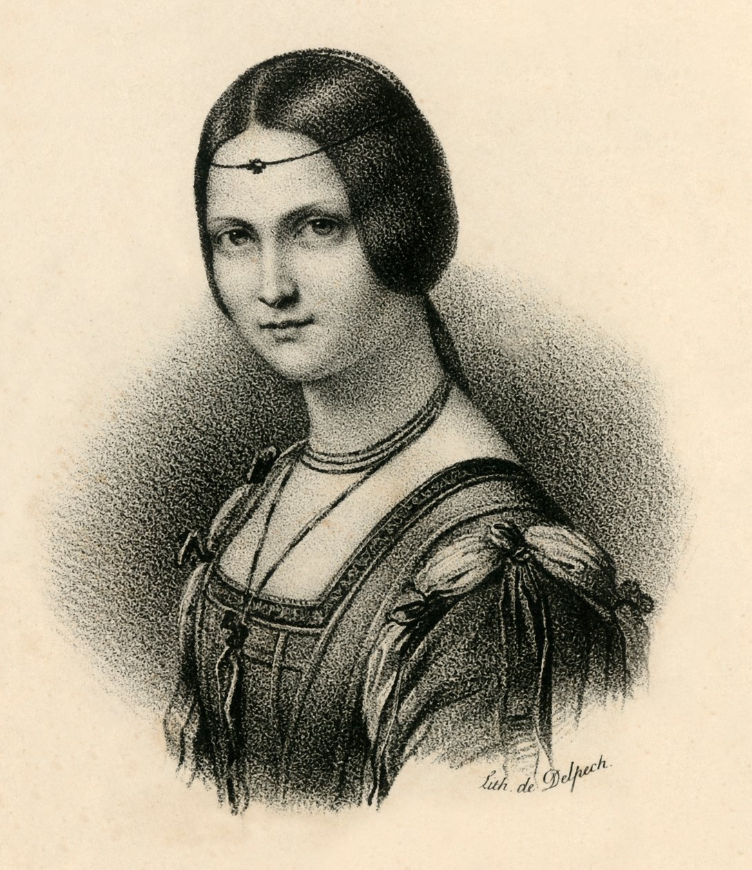 La belle Feronnaire, c1830 de Francois Seraphin Delpech