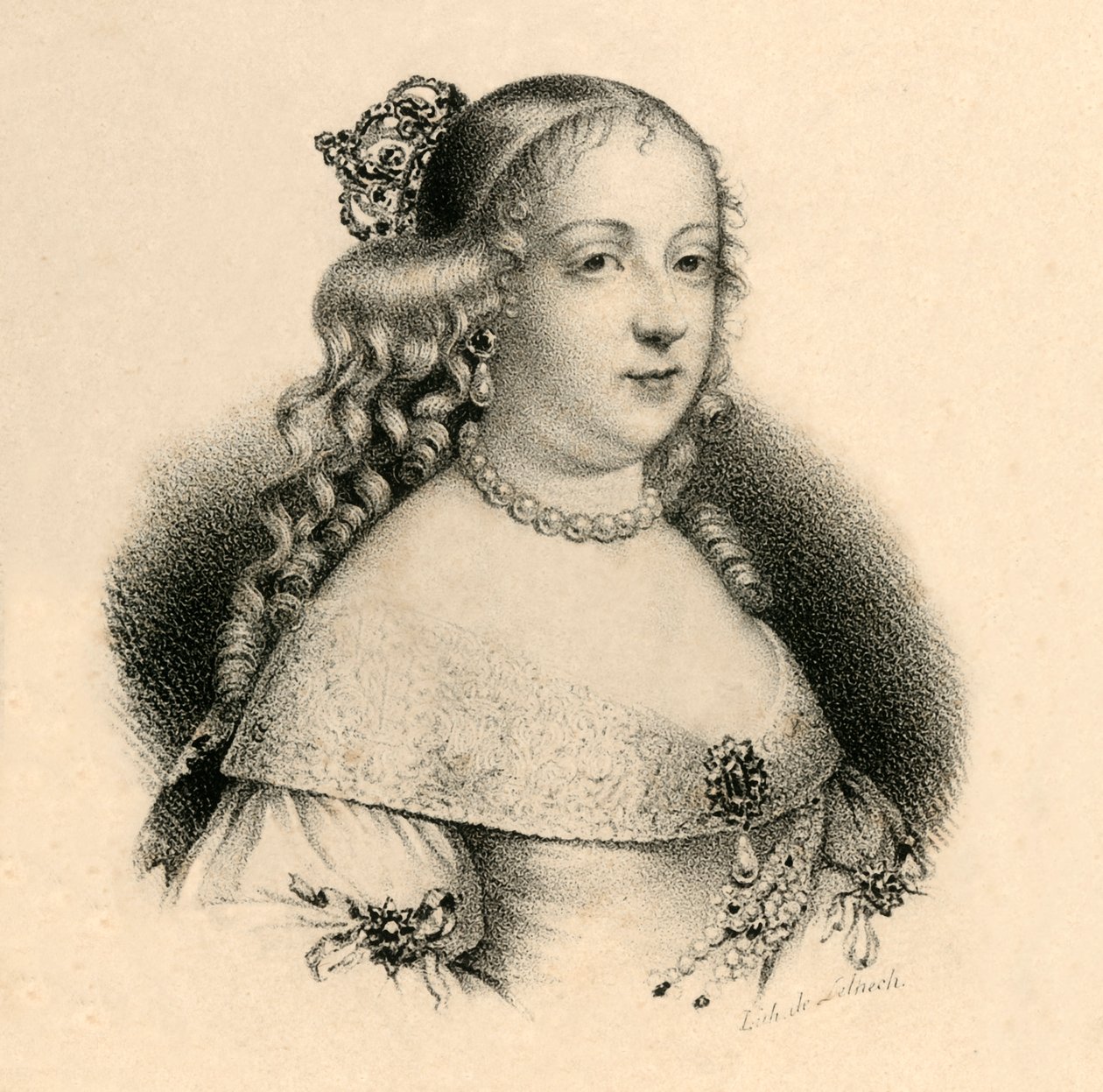 María Teresa de Austria, 1717-1780, c. 1830 de Francois Seraphin Delpech