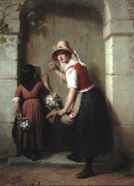 Los vendedores de flores de Francois Verheyden