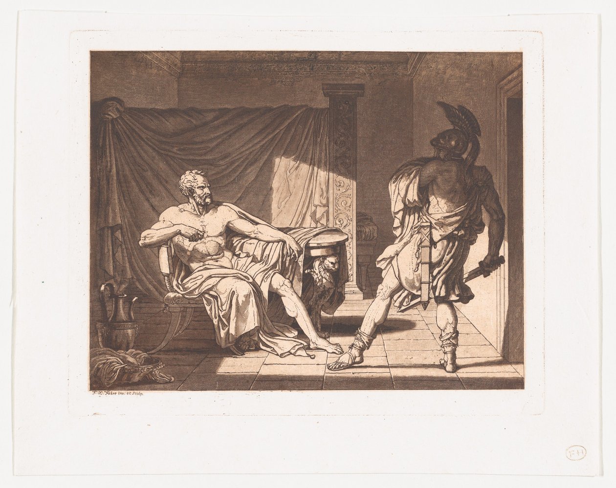 Mario en Minturnae, ca. 1796-1800 de Francois Xavier Fabre